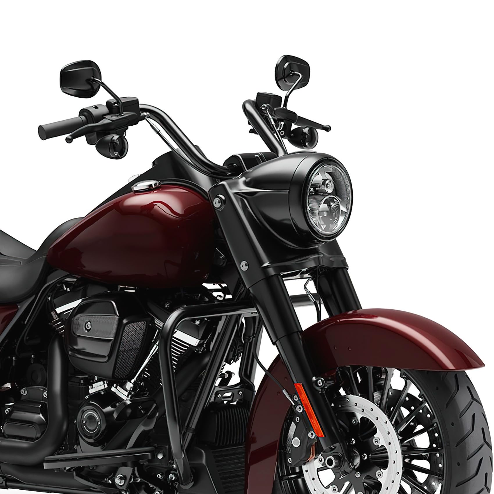 ハーレー　ワイドグライド用ナセル Amazon | TCT-MOTORPARTS グロスブラック 7インチ ヘッドライト ナセル